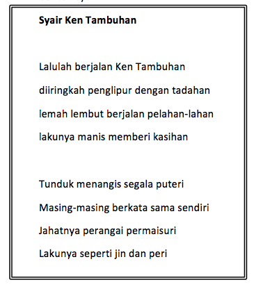 Contoh Pantun Kepahlawanan - Contoh II