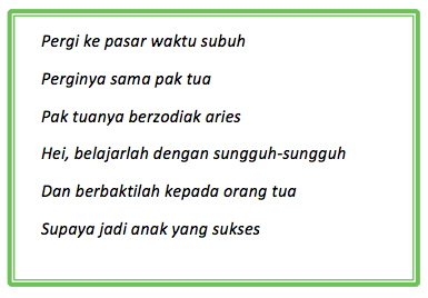 Karakteristik Puisi Lama - BahasaPendidikan