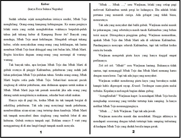 Contoh Soal Nilai Sosial Masyarakat Dalam Cerpen Ahmad bin Husin penulis novel cerpen dan puisi dari Universiti Putra Malaysia UPM untuk menyampaikan ceramah tentang penghasilan karya-karya sastera.