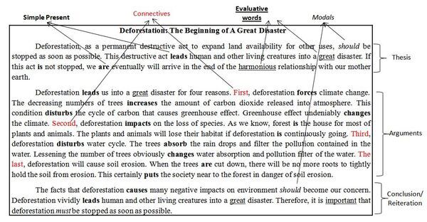 Contoh soal analytical exposition