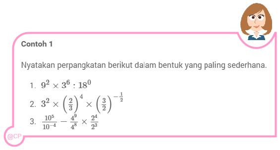 Contoh Soal Operasi Hitung Bilangan Berpangkat Dan Bentuk Akar - Materi ...