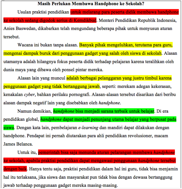 Contoh Soal Menangkap Makna Teks Tanggapan Kritis - Jegeristik